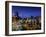 Chile, Santiago, Plaza De Armas and Metropolitan Cathedral, Elevated View, Dusk-Walter Bibikow-Framed Photographic Print