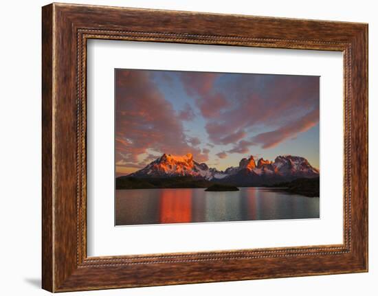 Chile, Torres Del Paine-Nigel Pavitt-Framed Photographic Print