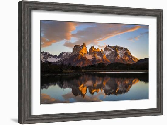 Chile, Torres Del Paine-Nigel Pavitt-Framed Photographic Print