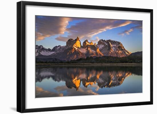 Chile, Torres Del Paine-Nigel Pavitt-Framed Photographic Print