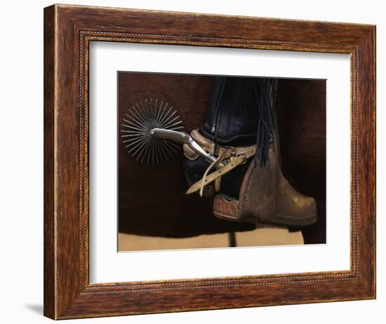 Chilean Cowboy with Elaborate Spurs-Paul Souders-Framed Photographic Print