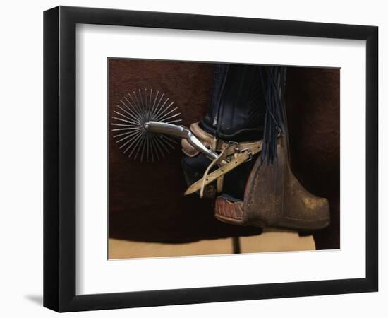 Chilean Cowboy with Elaborate Spurs-Paul Souders-Framed Photographic Print