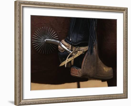 Chilean Cowboy with Elaborate Spurs-Paul Souders-Framed Photographic Print