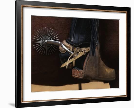 Chilean Cowboy with Elaborate Spurs-Paul Souders-Framed Photographic Print