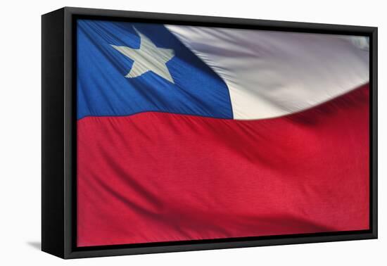 Chilean Flag-Jon Hicks-Framed Premier Image Canvas