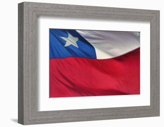 Chilean Flag-Jon Hicks-Framed Photographic Print