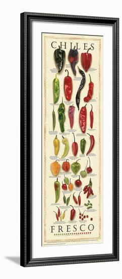 Chiles Fresco-Mark Miller-Framed Art Print