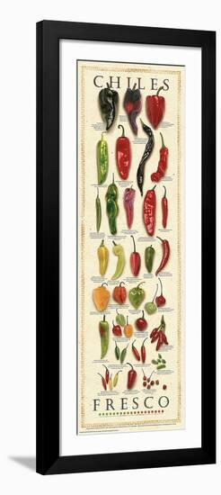 Chiles Fresco-Mark Miller-Framed Art Print