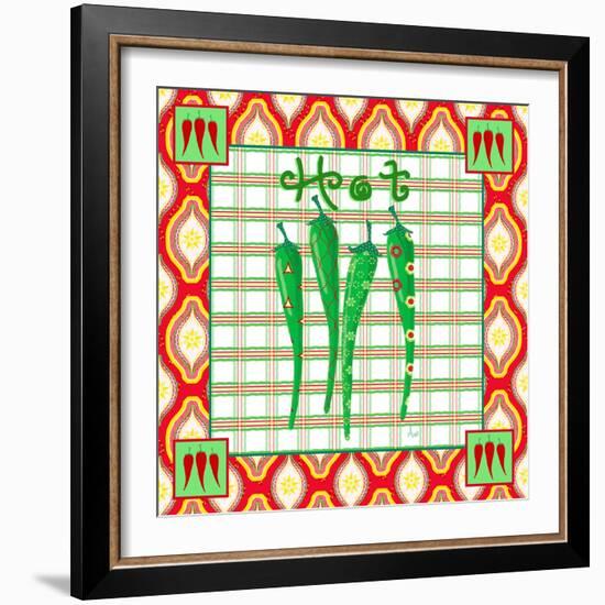 Chili Fiesta I-Andi Metz-Framed Art Print