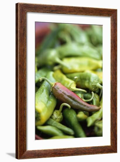 Chili Peppers at Market-Stuart Westmorland-Framed Photographic Print