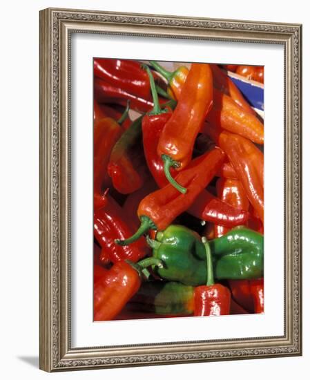 Chili Peppers, Siracusa, Italy-Dave Bartruff-Framed Photographic Print