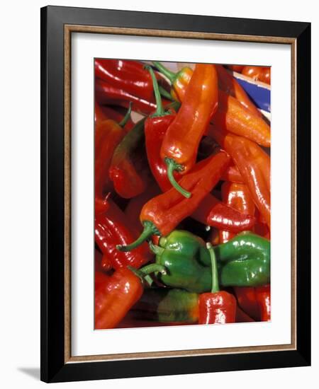 Chili Peppers, Siracusa, Italy-Dave Bartruff-Framed Photographic Print