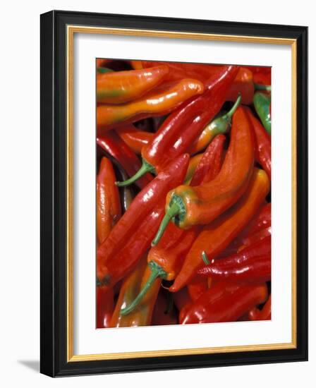 Chili Peppers, Siracusa, Italy-Dave Bartruff-Framed Photographic Print