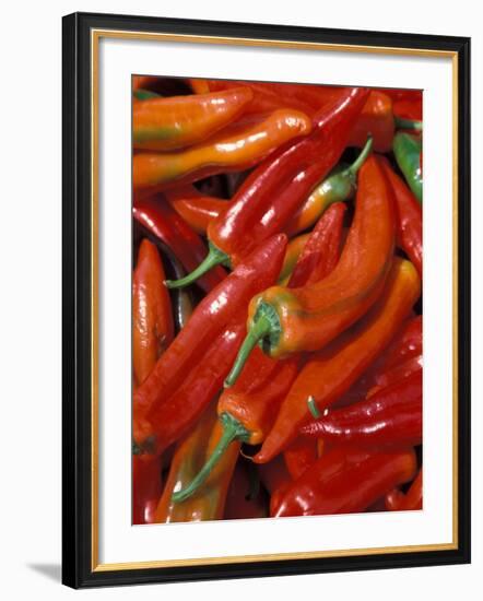 Chili Peppers, Siracusa, Italy-Dave Bartruff-Framed Photographic Print