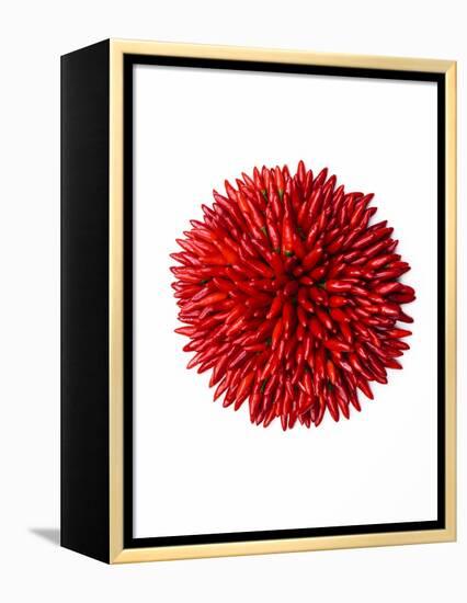 Chili peppers-null-Framed Premier Image Canvas