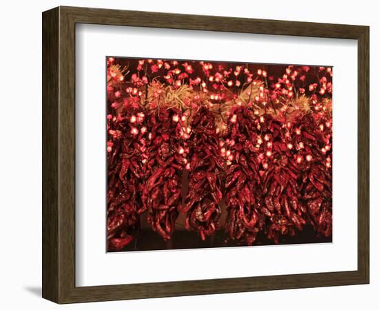 Chili Ristra, Santa Fe, New Mexico, USA-Julian McRoberts-Framed Photographic Print