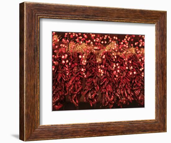 Chili Ristra, Santa Fe, New Mexico, USA-Julian McRoberts-Framed Photographic Print