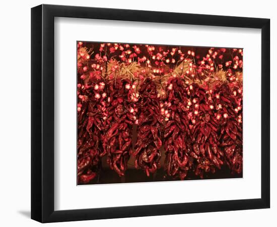 Chili Ristra, Santa Fe, New Mexico, USA-Julian McRoberts-Framed Photographic Print