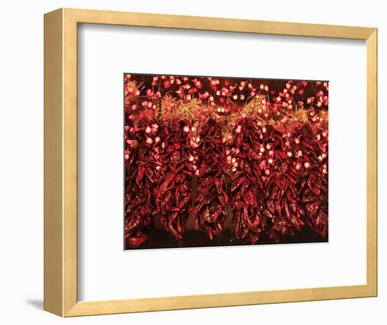 Chili Ristra, Santa Fe, New Mexico, USA-Julian McRoberts-Framed Photographic Print