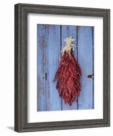 Chili Ristra, Santa Fe, New Mexico, USA-Julian McRoberts-Framed Premium Photographic Print