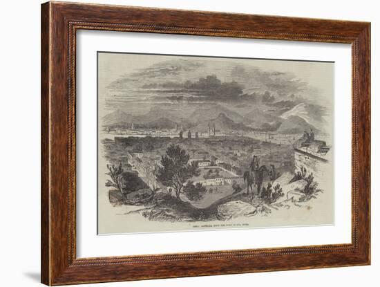 Chili, Santiago, from the Fort of Santa Lucia-null-Framed Giclee Print