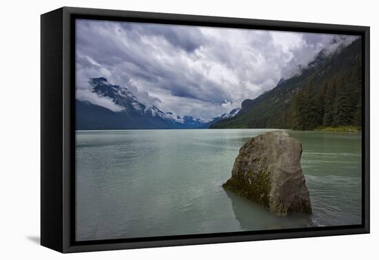 Chilkoot Lake in Elegant Tranquility-fmcginn-Framed Premier Image Canvas