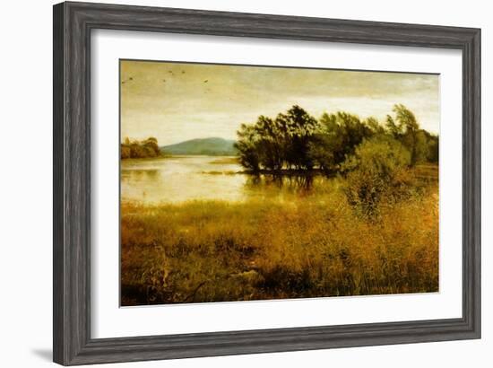 Chill October-John Everett Millais-Framed Art Print