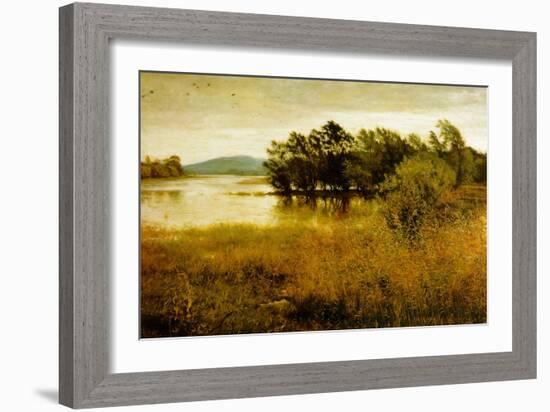 Chill October-John Everett Millais-Framed Art Print