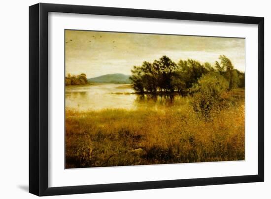 Chill October-John Everett Millais-Framed Art Print