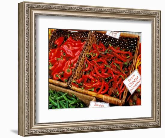 Chilli Peppers, Ferry Building Farmer's Market, San Francisco, California, USA-Inger Hogstrom-Framed Photographic Print