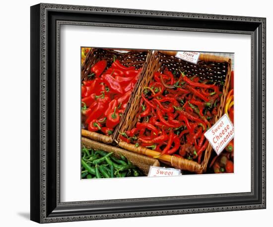 Chilli Peppers, Ferry Building Farmer's Market, San Francisco, California, USA-Inger Hogstrom-Framed Photographic Print