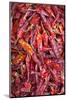 Chilli Peppers in the Market, Monywa, Sagaing, Myanmar, Southeast Asia-Alex Robinson-Mounted Photographic Print