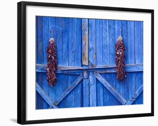 Chilli Ristra Hanging in Old Town Albuquerque, New Mexico-Michael DeFreitas-Framed Photographic Print