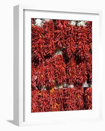 Chillies for Sales, Santa Fe, New Mexico, United States of America, North America-Richard Maschmeyer-Framed Photographic Print
