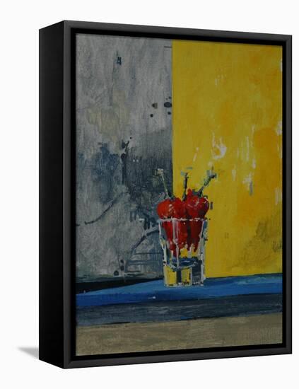 Chillies in a Glass-Charlie Millar-Framed Premier Image Canvas