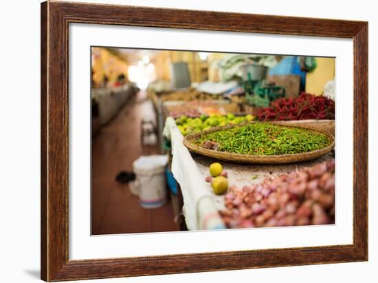 Chillies in Market in Pulua Weh, Sumatra, Indonesia, Southeast Asia-John Alexander-Framed Photographic Print