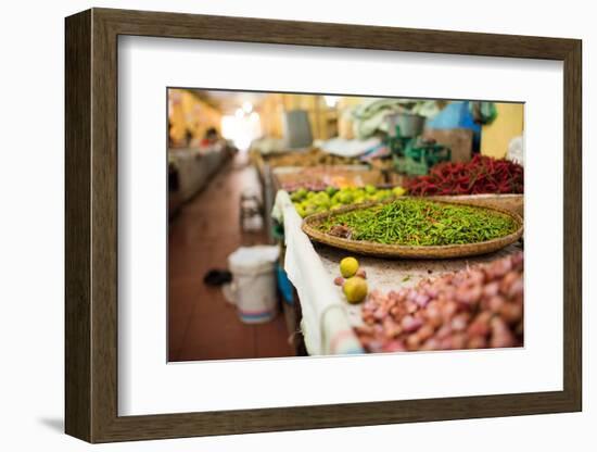 Chillies in Market in Pulua Weh, Sumatra, Indonesia, Southeast Asia-John Alexander-Framed Photographic Print