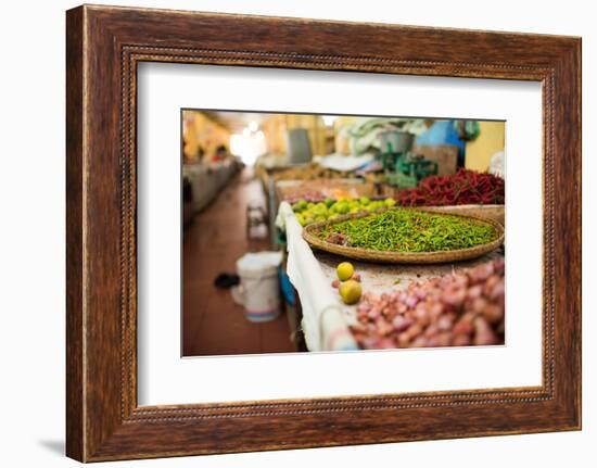 Chillies in Market in Pulua Weh, Sumatra, Indonesia, Southeast Asia-John Alexander-Framed Photographic Print