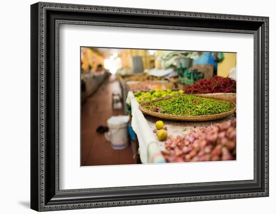 Chillies in Market in Pulua Weh, Sumatra, Indonesia, Southeast Asia-John Alexander-Framed Photographic Print