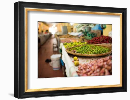 Chillies in Market in Pulua Weh, Sumatra, Indonesia, Southeast Asia-John Alexander-Framed Photographic Print