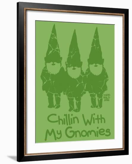 Chillin With My Gnomies-Todd Goldman-Framed Giclee Print