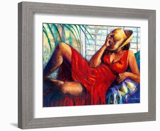 Chilling-Monica Stewart-Framed Art Print