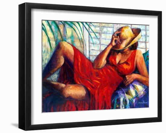 Chilling-Monica Stewart-Framed Art Print