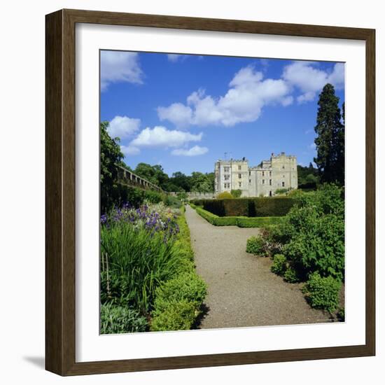 Chillingham Castle and Italian Garden, Northumberland, England, UK-Geoff Renner-Framed Photographic Print