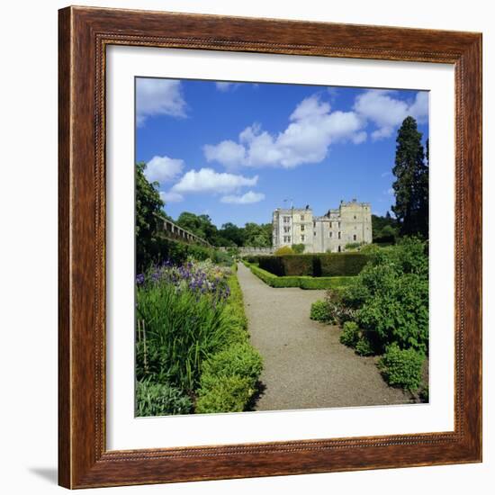 Chillingham Castle and Italian Garden, Northumberland, England, UK-Geoff Renner-Framed Photographic Print