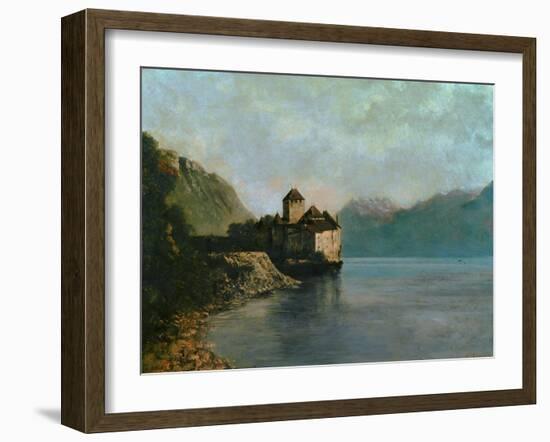 Chillon Castle, 1874-Gustave Courbet-Framed Giclee Print