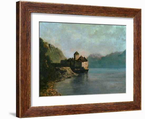 Chillon Castle, 1874-Gustave Courbet-Framed Giclee Print