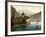 Chillon Castle, and Dent Du Midi, Geneva Lake, Switzerland, C.1890-C.1900-null-Framed Giclee Print