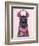 Chilly Llama Pink-Fab Funky-Framed Art Print