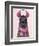 Chilly Llama Pink-Fab Funky-Framed Art Print